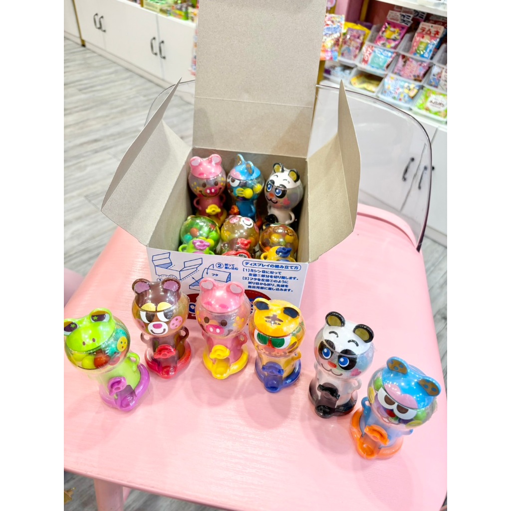 ☆新品現貨區2502☆✨日本空運來台✨💎CT搶先賣商品💎可愛 動物 造型 扭蛋機 彈珠汽水風味