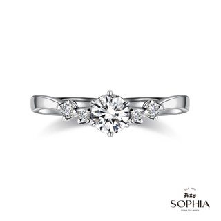 【SOPHIA 蘇菲亞珠寶】相契 30分 F/VVS1 18K金 鑽石戒指