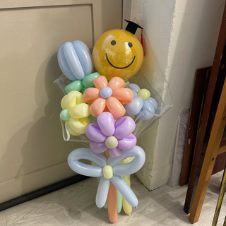 Omo!Omo!ballon氣球花束 馬卡龍色系 畢業氣球花束