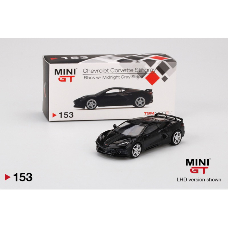 MINI GT 153 Chevrolet Corvette Stingray Black