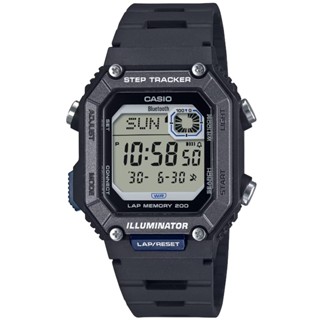 【CASIO】卡西歐 藍芽運動電子膠帶錶-黑色 WS-B1000-1A 臺灣卡西歐保固一年