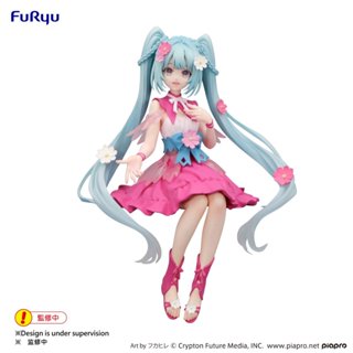 【RE】現貨 FuRyu 景品 初音 泡麵蓋 Flower Fairy 大波斯菊 代理版