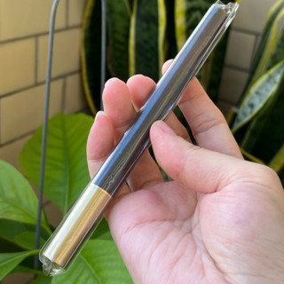 璞沁～天然緬甸玉a貨木製鋼珠筆（黑款）
