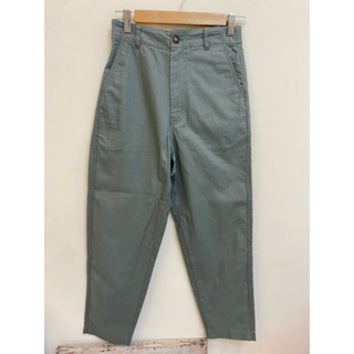 🌸闆娘二手服飾🌸二手衣 日系品牌🇯🇵Uniqlo 女款 棉麻窄管長褲 春夏女裝 古著 二手女裝