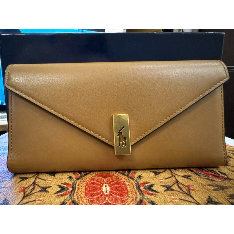 Polo Ralph Lauren 焦糖色長夾