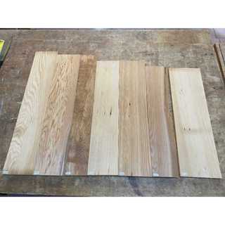 [丸木工坊] 臺灣檜木舊料 02 黃檜 Hinoki 紅檜 臺檜 裂痕 有釘孔 DIY 長板料 木片 木板 雕刻 板材