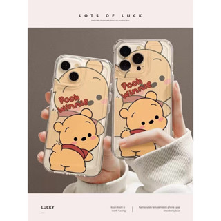 「專屬你的可愛小熊維尼造型手機殼，盡顯甜美風格！」iPhone12-15小熊維尼可愛造型手機殼