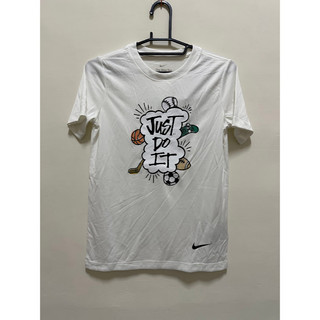 the nike tee 145/72 大童M 白