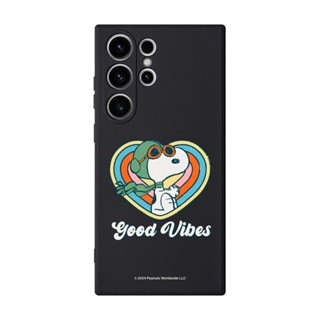 【TOYSELECT】SNOOPY史努比酷炫愛心純色矽膠SAMSUNG手機殼