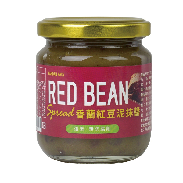 【Eileen小舖】美味大師 香蘭紅豆泥抹醬 220G 早餐 點心 宵夜 烘焙食材 熟食小吃