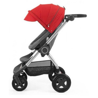挪威Stokke Scoot 嬰兒手推車遮陽棚 紅色 嬰兒推車配件 遮陽棚 頂棚