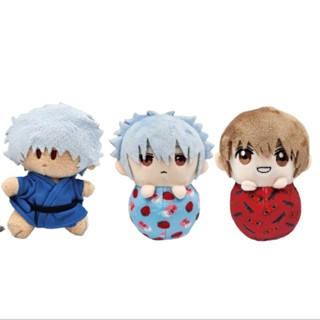 『玩樂一族』日本官方 銀魂 Gintama 絨毛吊飾 阿銀 坂田銀時 沖田總務 神樂 不倒翁 童年 娃娃 全新 現貨