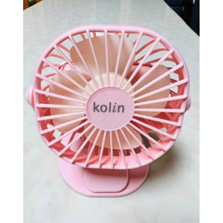 【歌林 Kolin】充電式座夾扇、寶寶風扇、隨身風扇、夾扇、桌扇、嬰兒車風扇「KF-DL4U12 」