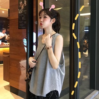 ZUCAS~韓版寬鬆運動小背心 上衣 小可愛 女裝 背心女 衣服 冰絲背心 - V-162