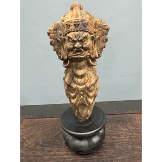 阿一藝品 高檔藥沉【普巴金剛杵】降魔杵 普巴金剛橛 鎮宅辟邪 家居佛堂擺件 藏傳佛教密宗法器 附底座 P33