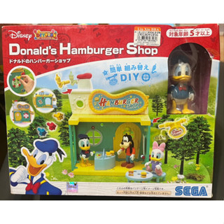 SEGA TOYS 迪士尼 DIY夢想城 唐老鴨漢堡店 SG80348 唐老鴨 玩具 模型