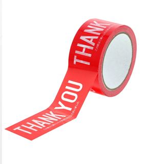☆╮Jessice 雜貨小鋪 ╭☆ 日本進口 THANK YOU OPP 印刷 膠帶 寬4.8cm×長50m $150