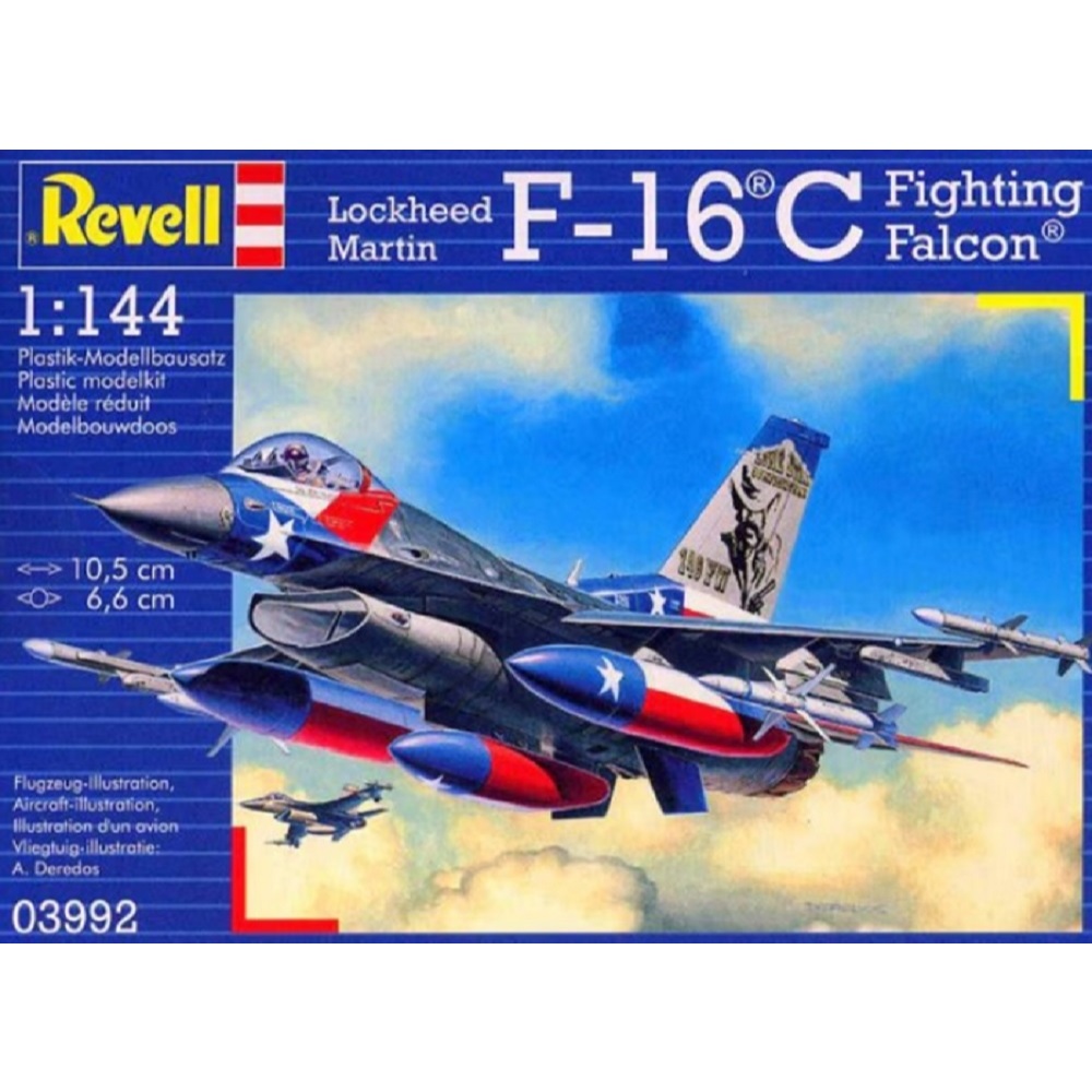 Revell 1/144 Lockheed Martin F-16C Fighting Falcon戰鬥機(03992)