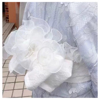 🇯🇵👘現貨｜夏季夢幻紗帶腰帶·蕾絲點綴和服配件👘和服｜浴衣｜腰帶｜肌著｜草履｜和裝小物｜寫真｜賞櫻
