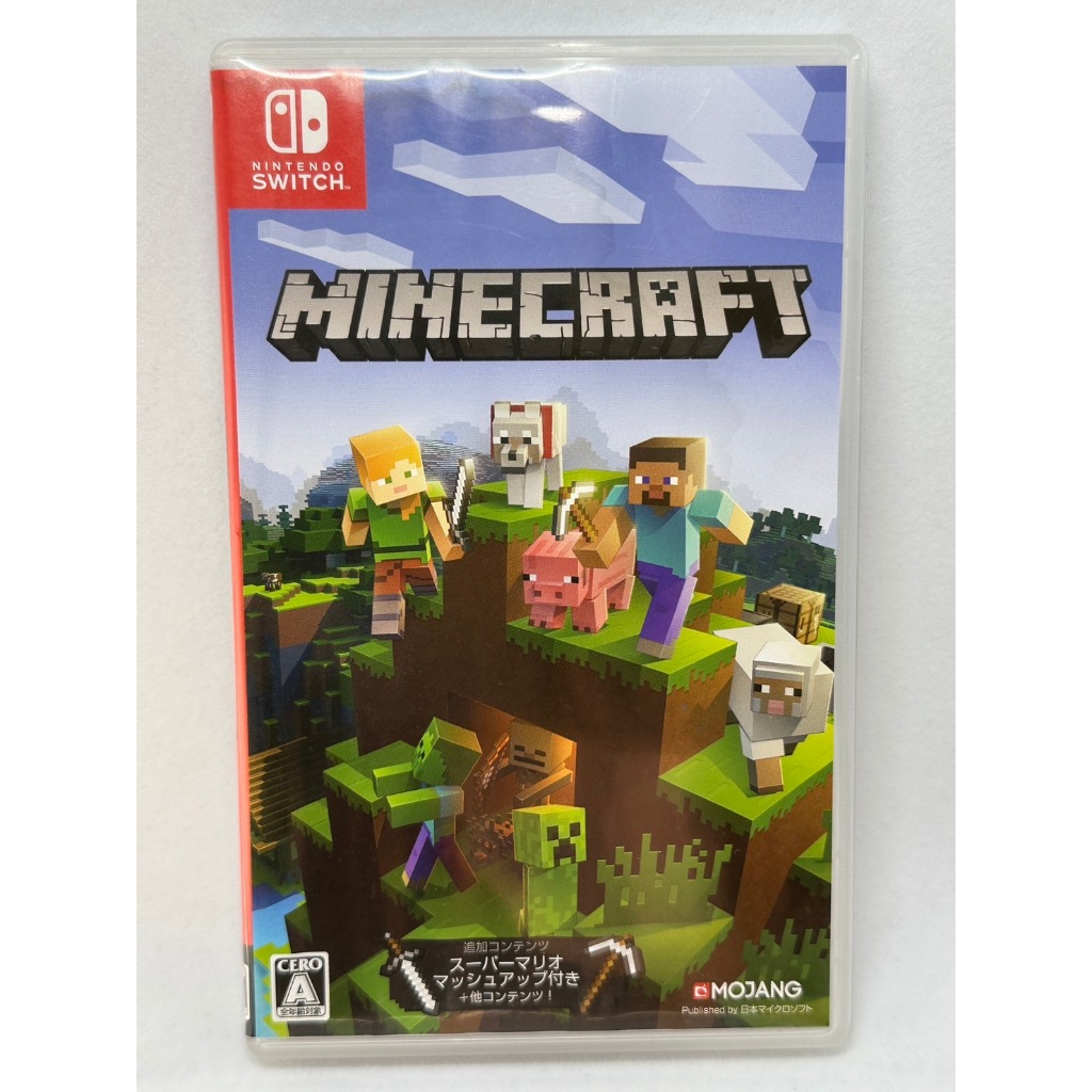 【二手遊戲】NS SWITCH 麥塊 我的世界 MINECRAFT 中文版