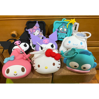 正版 三麗鷗 酷洛米 人魚漢頓 美樂蒂 Hello kitty 大耳狗造型 矽膠 矽膠零錢包 現貨