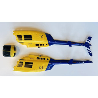 模型新天地 Z1 BELL206 遙控 像真直昇機 機殼組