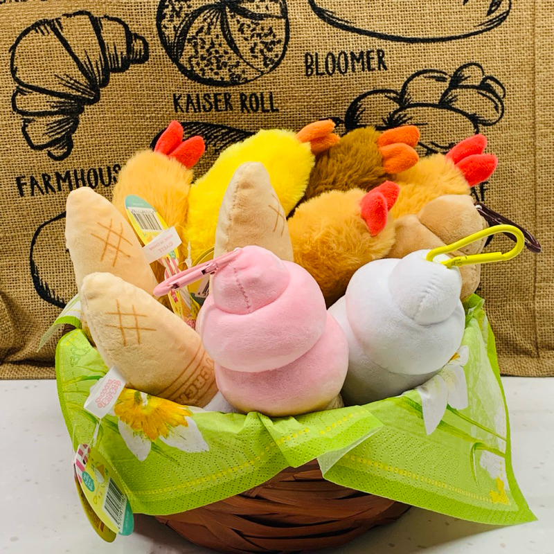 ❤Lika小舖❤日本帶回 全新正版景品玩偶布偶娃娃 炸蝦 天丼 冰淇淋 震動玩偶掛飾娃娃 吊飾玩偶 齒輪玩偶