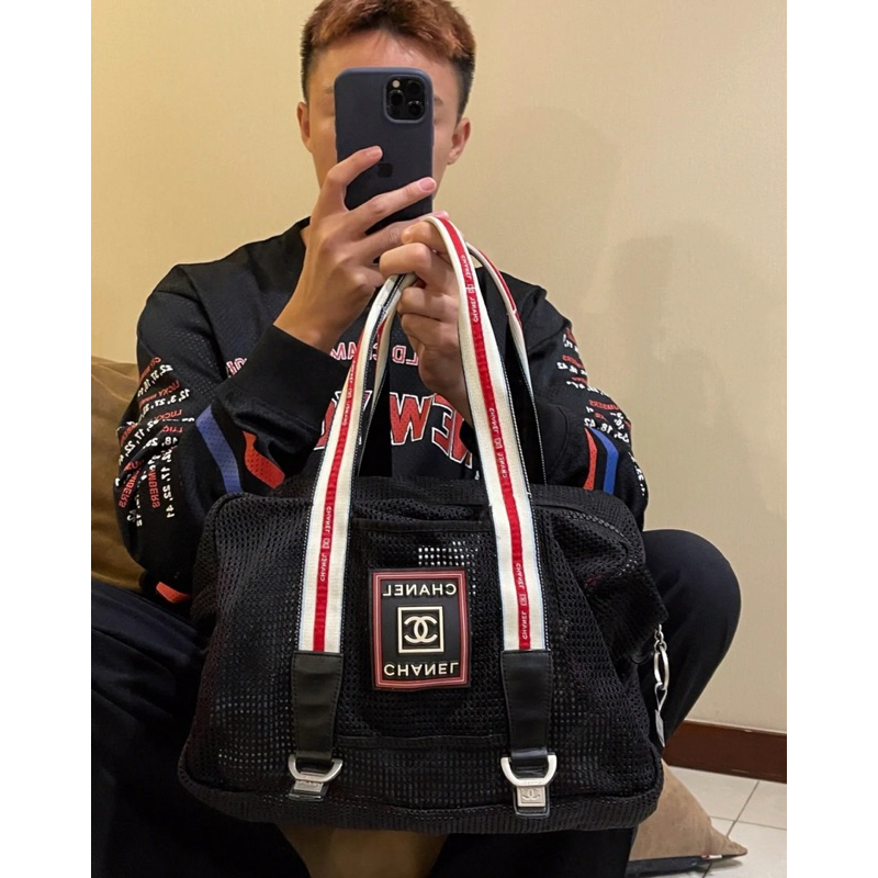 CHANEL《原價75000元》［保證正品］香奈兒運動系列網球包🔴黑色健身包🔴小香購物袋🔴滾筒包🔴托特包
