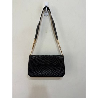 「 二手包 」 BALLY 真皮手提肩揹包（黑）鐵1