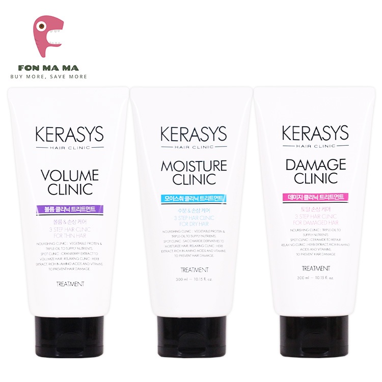 (公司貨) Kerasys 可瑞絲 植萃系抗損護髮素 護髮乳 300ml (需沖洗)【鳳媽媽團購】