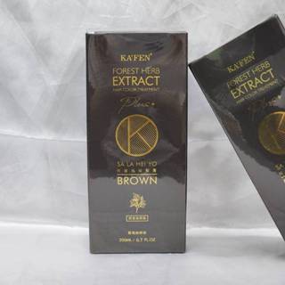 (我有現貨)KAFEN 卡氛 何首烏染髮膏-暮褐咖啡棕 (200ml/1瓶)【保證正品】何首烏 洗式染髮劑 謝金燕代言