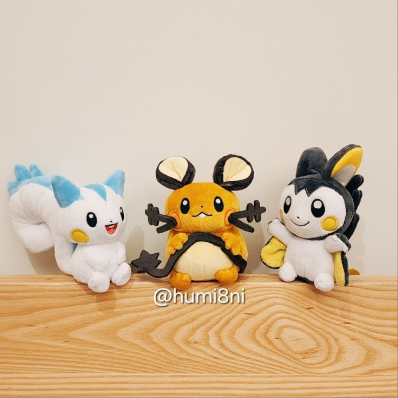 ⚡️現貨⚡️ Pokémon fit 電氣鼠部 咚咚鼠 皮卡丘 皮丘 正電拍拍 負電拍拍 帕奇利茲 電飛鼠 寶可夢中心