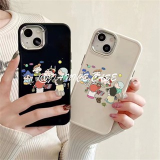 小新和朋友們野餐iPhone11 12 13 14plus 15 16Pro max手機殼 蘋果XR XS MAX保護殼