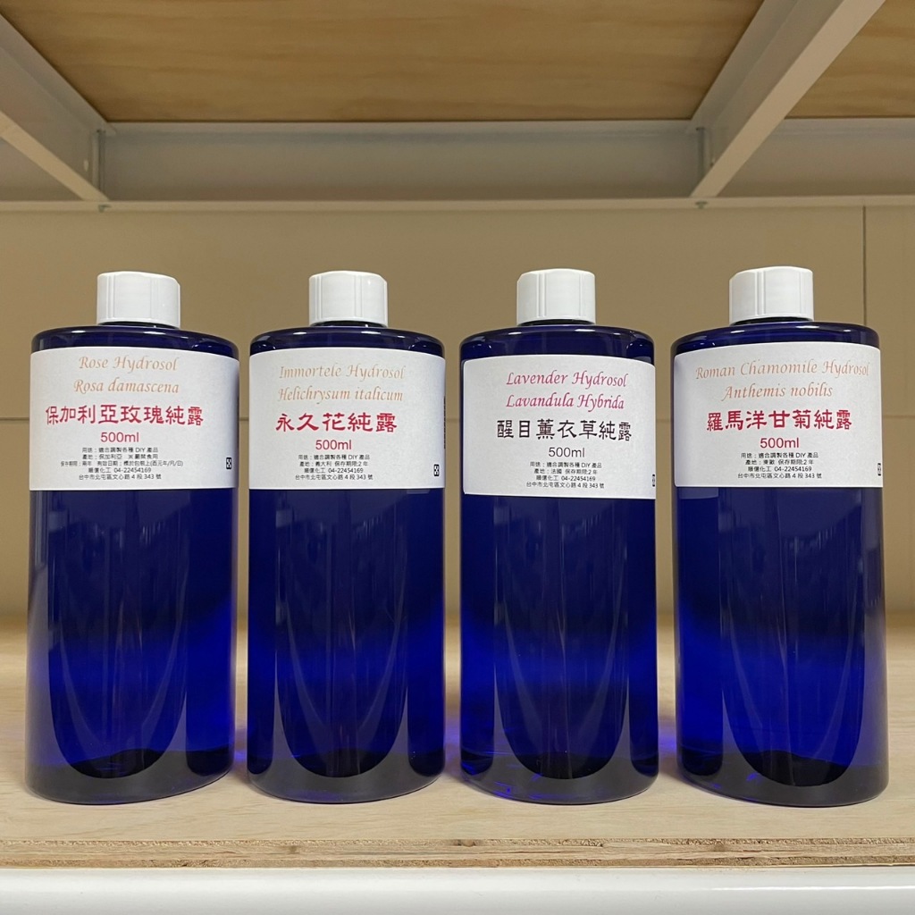 【順億化工】純露 花水 500ml 玫瑰 洋甘菊 薰衣草 永久花 茉莉 金縷梅 橙花 茶樹 迷迭香 檜木【DDD】