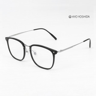 Kyo Yoshida 246011 吉田京眼鏡｜時尚潮流超輕純鈦韓系黑色全框眼鏡 男生女生品牌眼鏡框【幸子眼鏡】