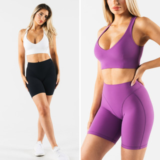 英國代購🇬🇧Alphalete Tenacity美胸深V運動內衣 集中託高性感V領訓練瑜珈上衣Bra Top