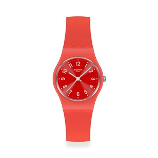 Swatch NOTES OF CORAL 經典手錶/女錶/瑞士製造 LP165 (25mm)【官方旗艦店】