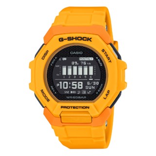CASIO 卡西歐(GBD-300-9) G-SHOCK G-SQUAD 跑步訓練 藍芽手機連結 多功能運動錶-黃