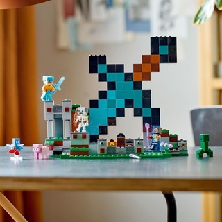 玩具研究中心 現貨 樂高 LEGO 積木 Minecraft-The Sword Outpost 21244