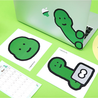 🌈Alpaca韓國文創 | JOGUMAN 可撕除大貼紙🅒 Macbook貼紙 裝飾貼紙 可愛貼紙 窗貼 行李箱貼紙