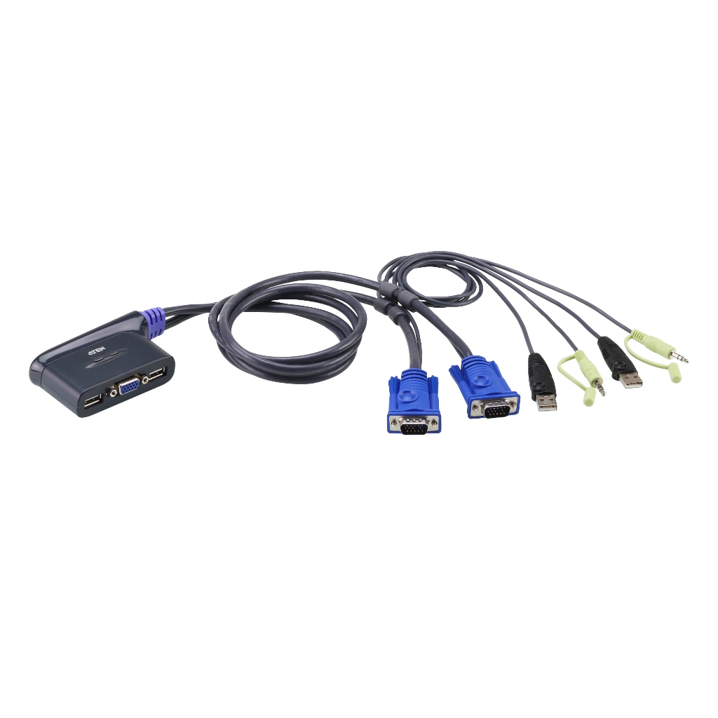 ATEN 2埠USB KVM多電腦切換器CS62U 含音效