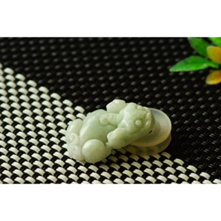 S4651玉墜子❀翡翠玉A貨水潤招財貔貅小玉墜墜子掛件玉珮【緬甸玉翠軒】玉首飾品 男女款式