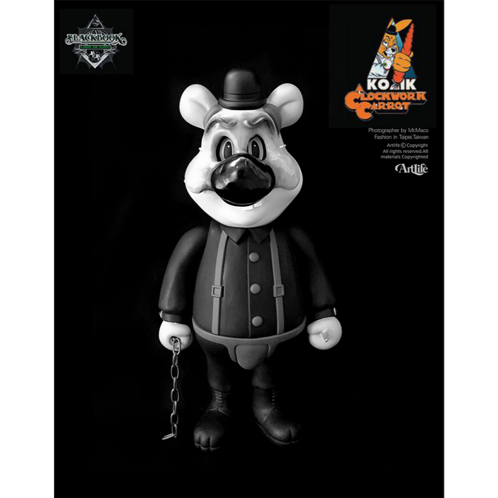 ArtLife @ Frank Kozik BlackBook DIM Grayscale 發條橘子 殺人兔 黑白体