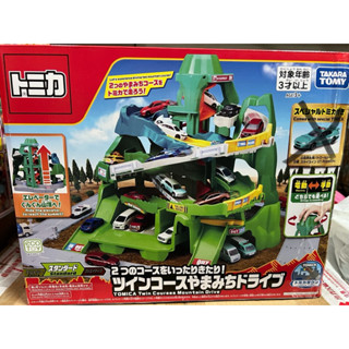 全新 盒無附車 TOMICA 交通世界 自動爬升! 雙向山道組 新款 急速彎道 TW91076