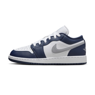 NIKE AIR JORDAN 1 LOW GS 女 大童 休閒鞋 AJ1 喬丹 海軍藍-553560141