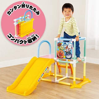 日本帶回 麵包超人 ANPANMAN 正版 現貨 可折疊 3WAY 攀爬架 溜滑梯 玩具組 兒童玩具 室內 大型 玩具