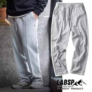 【LABSP】美式復古 運動褲 Jogger Pants 戶外ootd 寬鬆 鬆緊 針織褲 休閒長褲 闊腿長褲 運動長褲