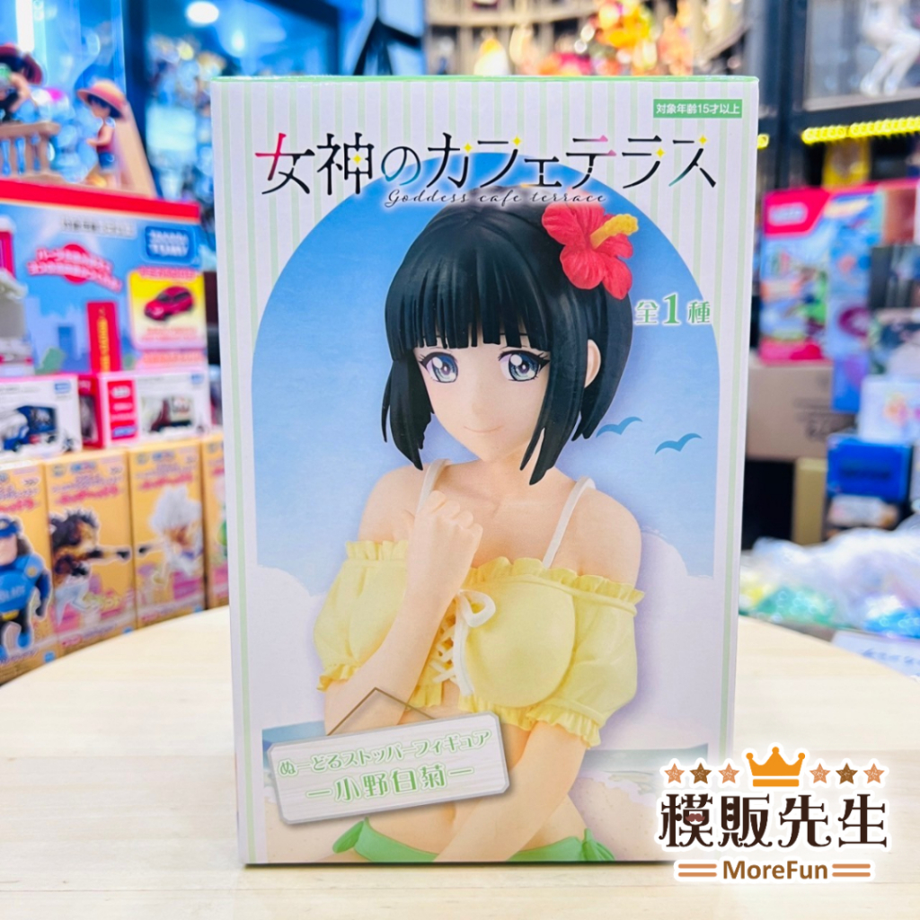 【模販先生】現貨 FuRyu 女神咖啡廳 小野白菊 泡麵蓋公仔 景品 模型