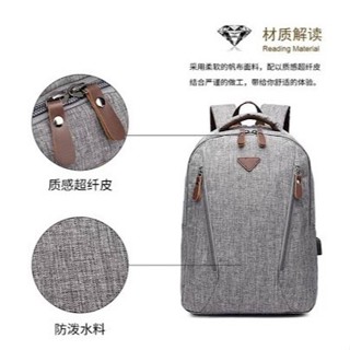特價(臺灣現貨)ZUO LUN DUO雙肩包/防潑水揹包/USB書包電腦包