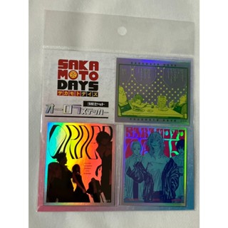 🔥現貨🔥sakamoto days 坂本日常//JUMPSHOP 極光貼紙 ORDER 坂本 南雲 大佛 赤尾 新